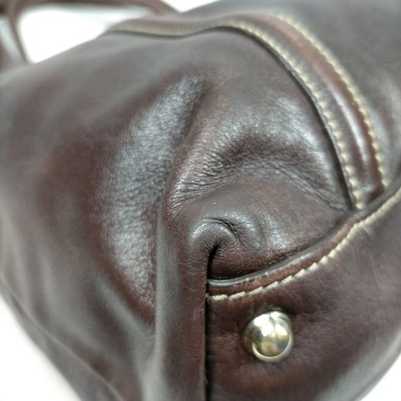 ๐FINAL!๐ Gucci Sherry Line Brown Leather Shoulderbag/Tote & Wallet, COA. - Picture 4 of 9